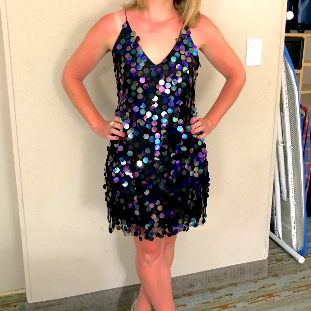 Mini sequin dress